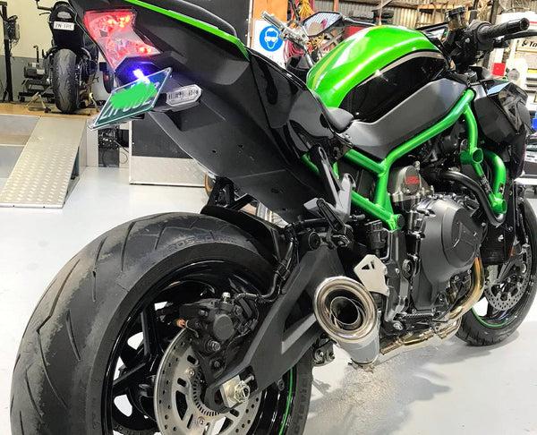 Kawasaki Ninja ZH2 Vandemon Polished Titanium Exhaust System