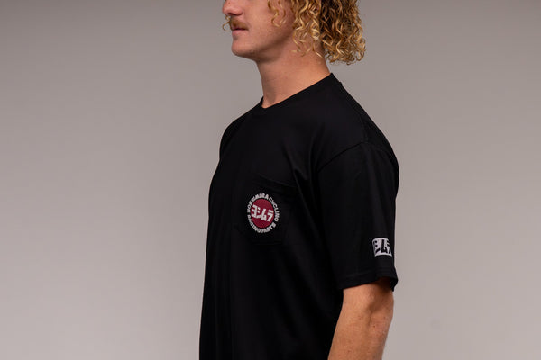 Racing Parts Pocket Tee Black