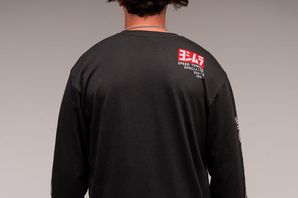 Speed Tuning Long Sleeve Tee Coal