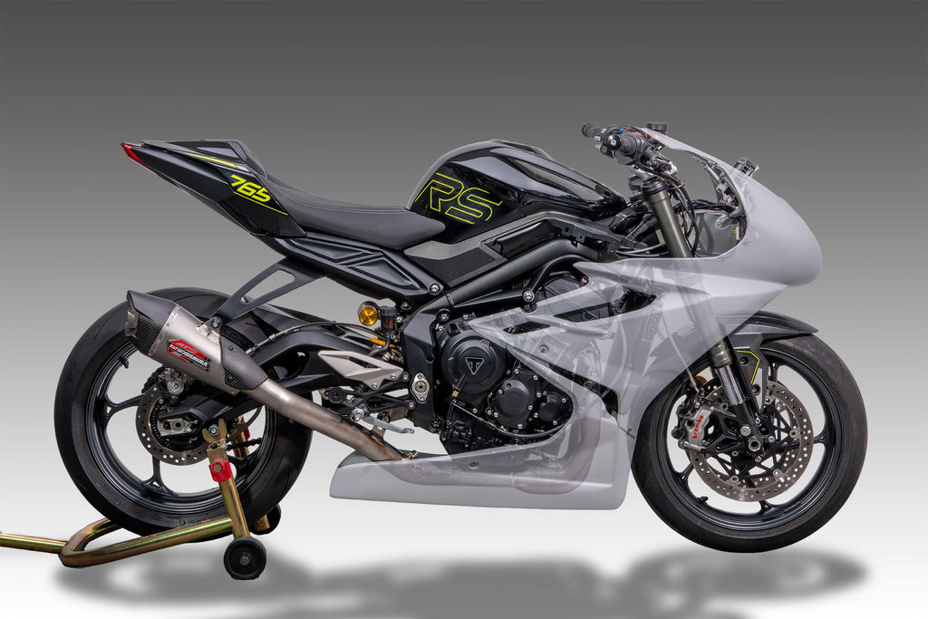 Street Triple 765 23-26 AT2 Titanium Full Exhaust