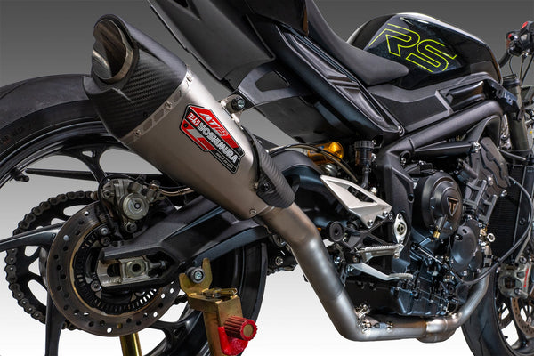 Street Triple 765 23-26 AT2 Titanium Full Exhaust