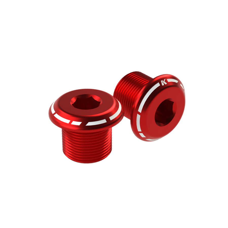 KBIKE Pair handlebar caps Panigale V4 RED.AE.01