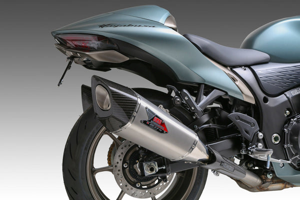 HAYABUSA 21-26 R-11SQ-R Dual Slip-on Exhaust / Stainless Mufflers