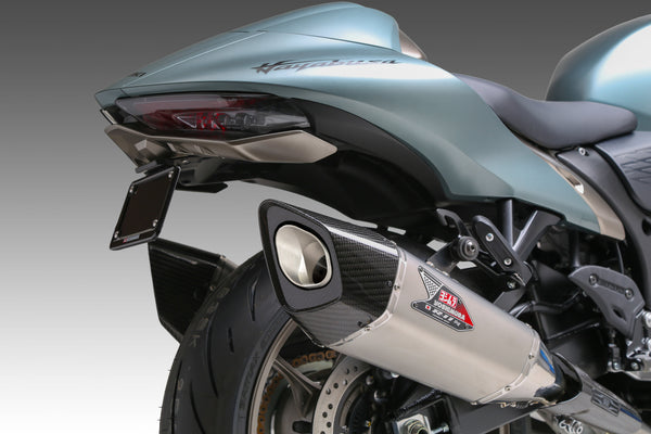 HAYABUSA 21-26 R-11SQ-R Dual Slip-on Exhaust / Stainless Mufflers