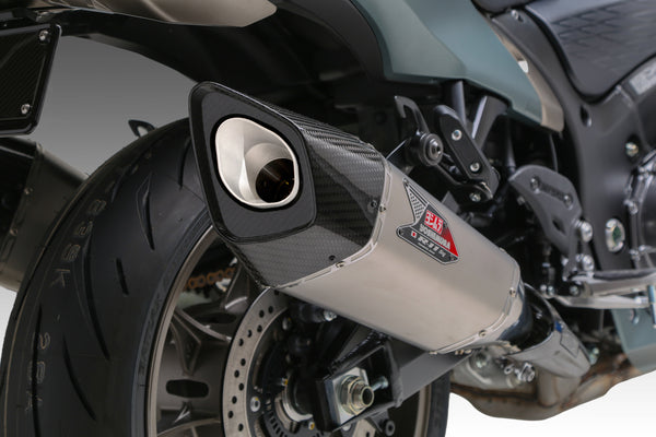 HAYABUSA 21-26 R-11SQ-R Dual Slip-on Exhaust / Stainless Mufflers