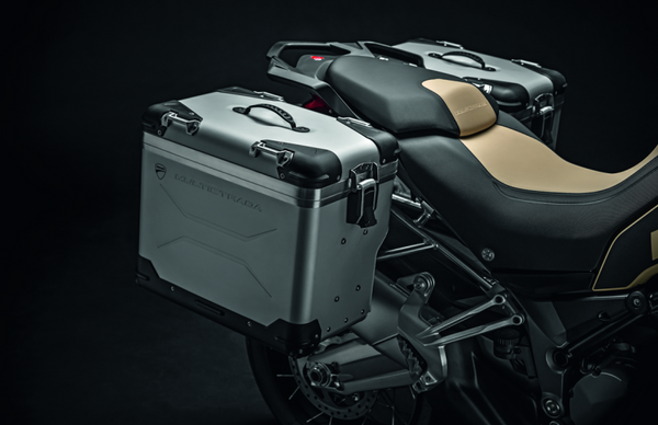 SCRAMBLER DUCATI MULTISTRADA V2 Aluminium side panniers