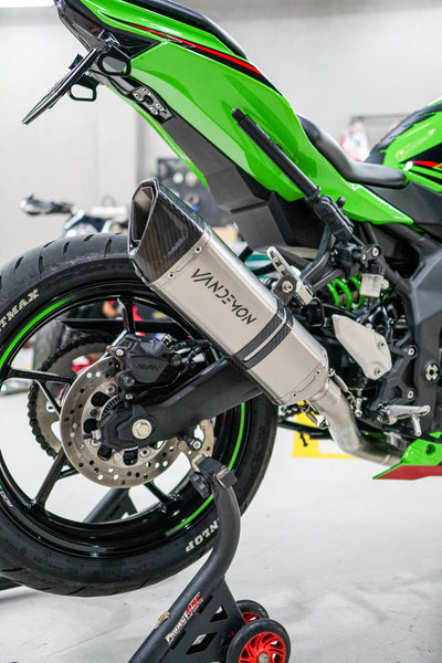 Kawasaki ZX4R-ZX4RR Side Mount Titanium Race Exhaust System 2023-2026