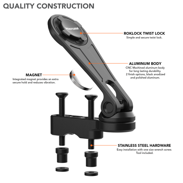 ROKFORM Motorcycle Perch Mount