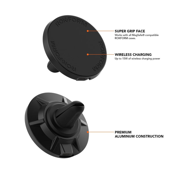 ROKFORM Magnetic Vent Car Charger