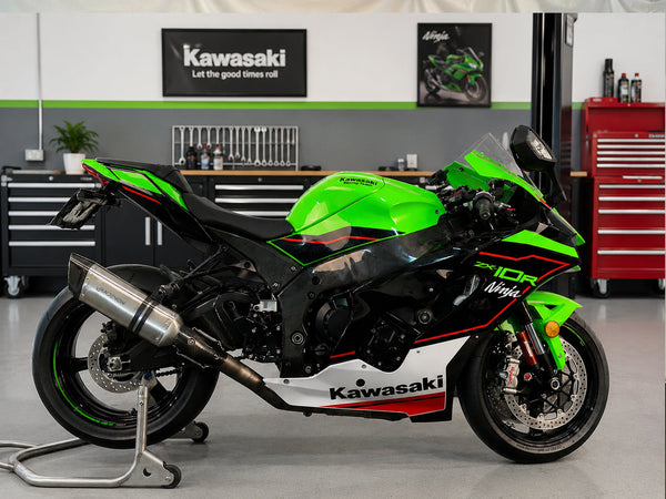 Kawasaki ZX10R & ZX10RR Vandemon Titanium Slip-On Cat Delete