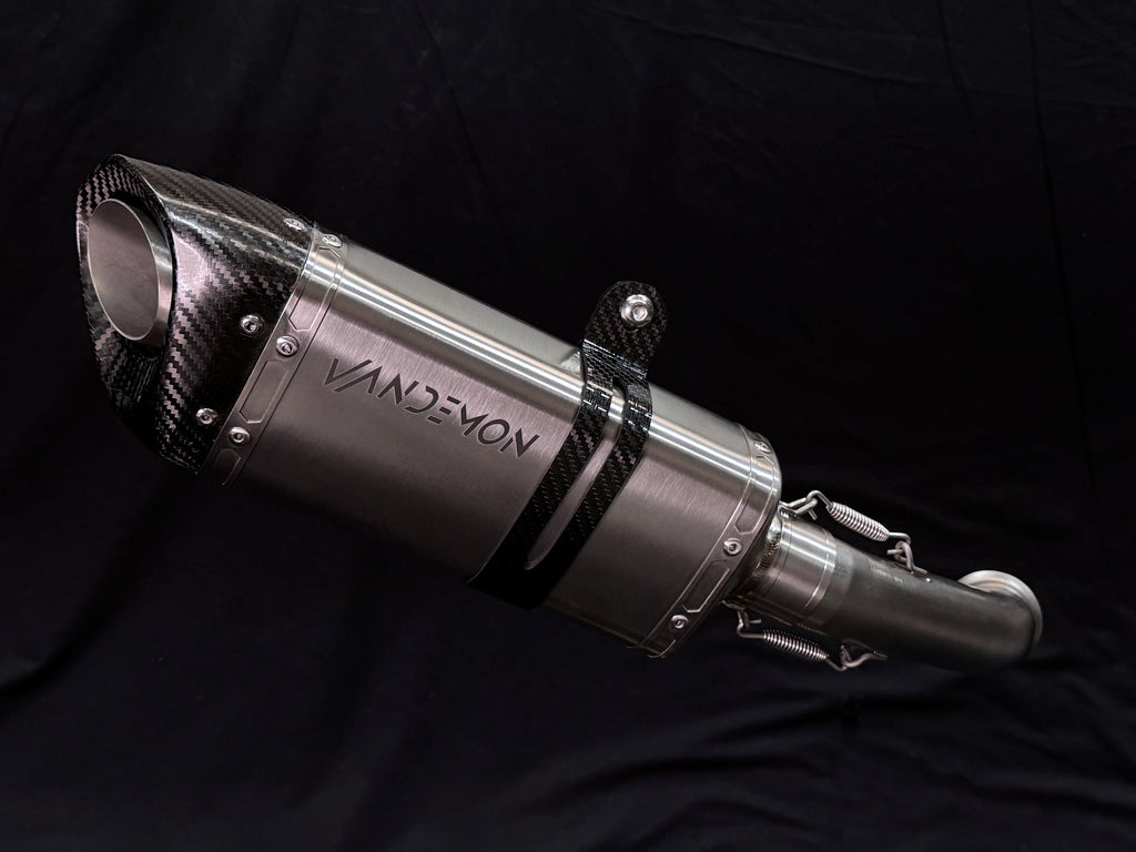 KTM RC 390 & 390 DUKE  Gen 1 Titanium Slip-On Muffler Cat-Delete 2013-2021