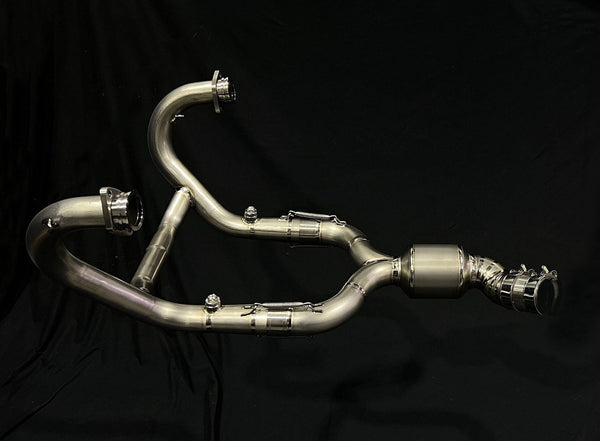 BMW R NINET Titanium Brushed Headers Box-Delete 2014-2020