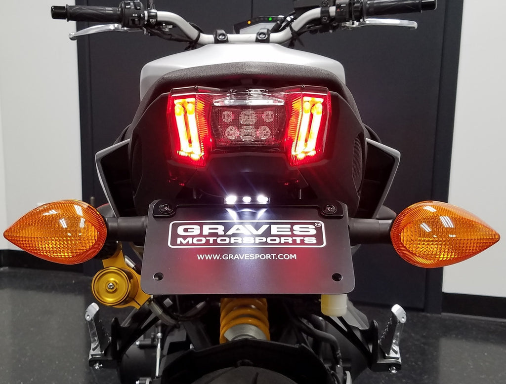 Graves Motorsports Yamaha FZ09MT-09 Fender Eliminator Chain Block Kit