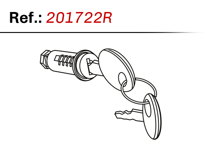 SHAD Lock Cylinder Replacement – 201722R