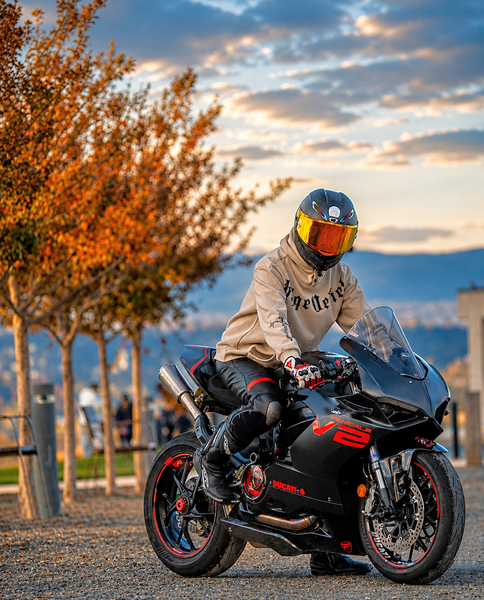 Ducati Panigale/ Streetfighter V2 High Mount Titanium Slip-On Exhaust 2020-2024