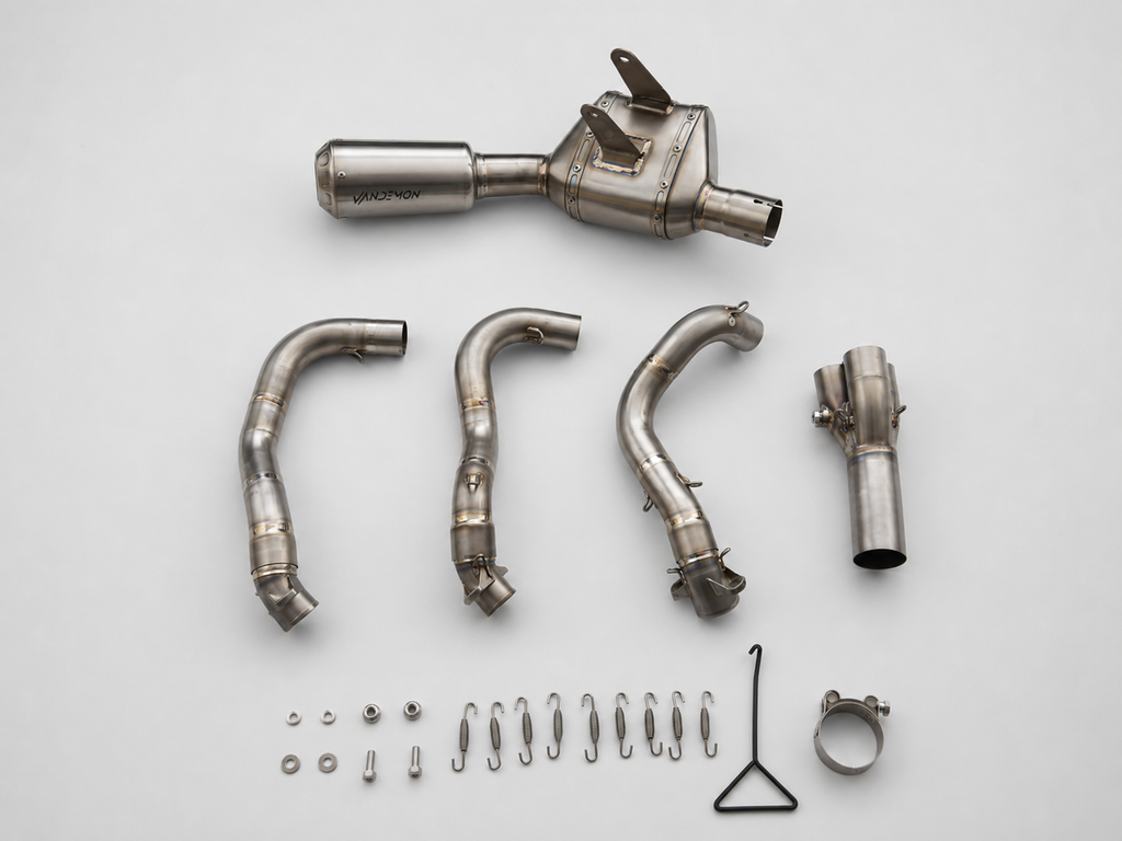 Triumph Trident & Daytona 660 Titanium Exhaust System Euro5 (Single O2 sensor)