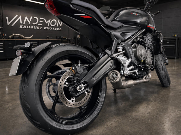 Triumph Trident & Daytona 660 Titanium Exhaust System Euro5 (Single O2 sensor)
