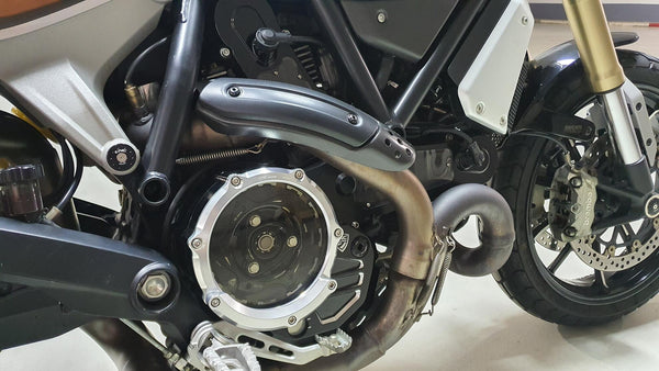 CNC RACING | Clear cover oil bath clutch Ducati - Bicolor Edition