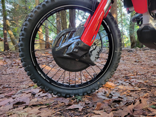 Graves Motorsports Honda CRF450L / RL / X Carbon + Kevlar Front Brake Disc Guard