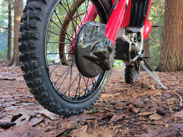 Graves Motorsports Honda CRF450L / RL / X Carbon + Kevlar Front Brake Disc Guard