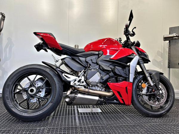 Ducati V2 Panigale & Streetfighter Titanium Belly Slip-On 2020-2024