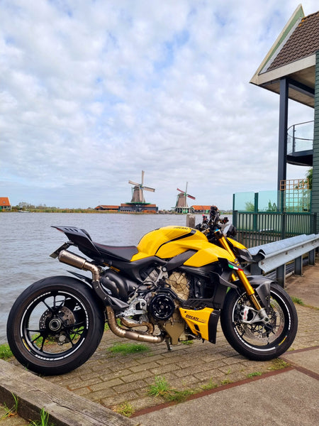 Ducati Panigale & Streetfighter V4 Titanium High Mount 3/4 Slip-On 2018-21