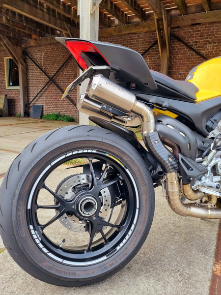 Ducati Panigale & Streetfighter V4 Titanium High Mount 3/4 Slip-On 2018-21
