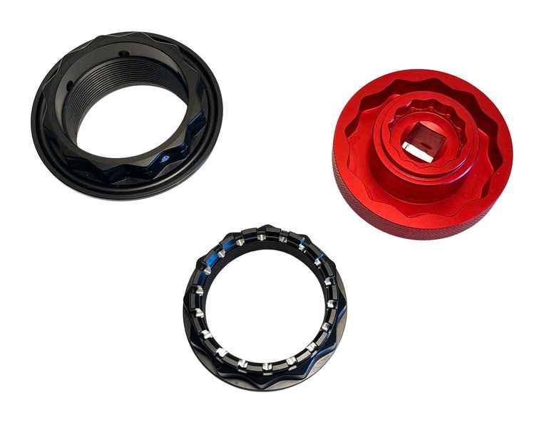 rear wheel nut kit &amp;quot;big bundle&amp;quot; for MV Agusta black