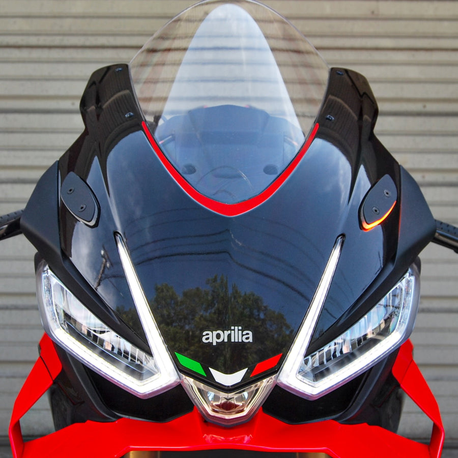 NRC Aprilia RSV4 Mirror Block Off Turn Signals (2025-Present) - Image 1