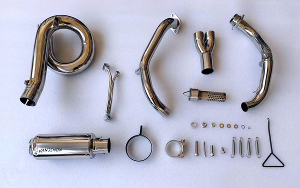 Yamaha R7 MT07 FZ07 XSR700 Titanium Exhaust System 2014-2026