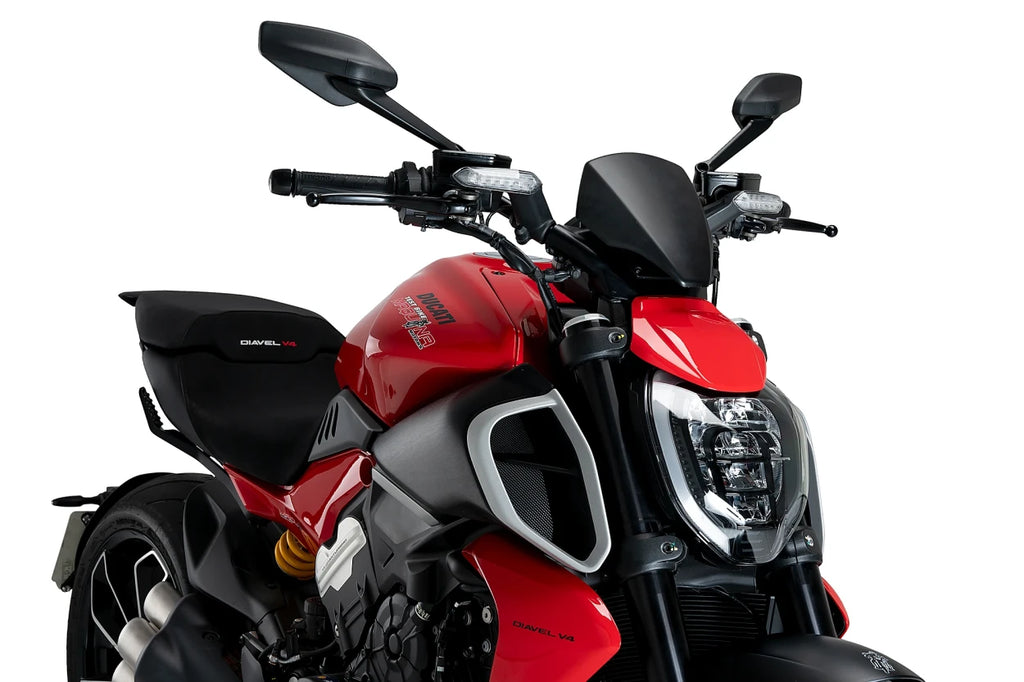 Puig 21712J New Generation Sport Plus windscreen for Ducati Diavel V4