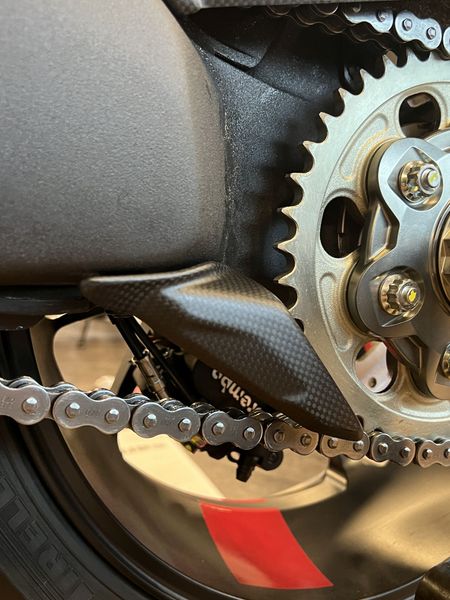 lower chain guard carbon for Ducati Multistrada V4 Pikes Peak image 4
