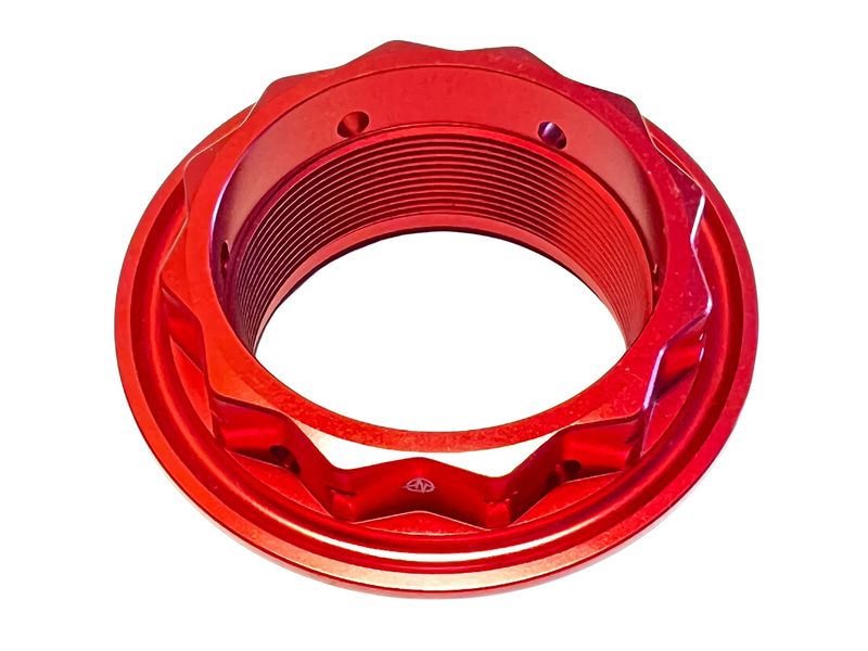 MV Agusta wheel nut red right