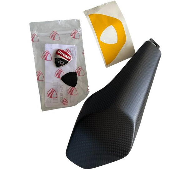 rear seat cover carbon for Panigale V2 / V4, Streetfighter V2 / V4 Ducati Corse Batch image 3