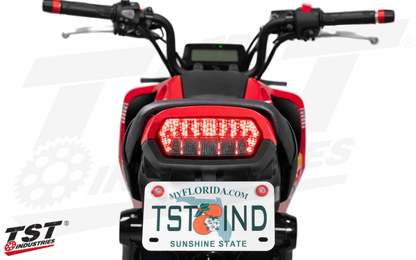 TST Programmable and Sequential LED Integrated Tail Light for Honda Grom 2022+