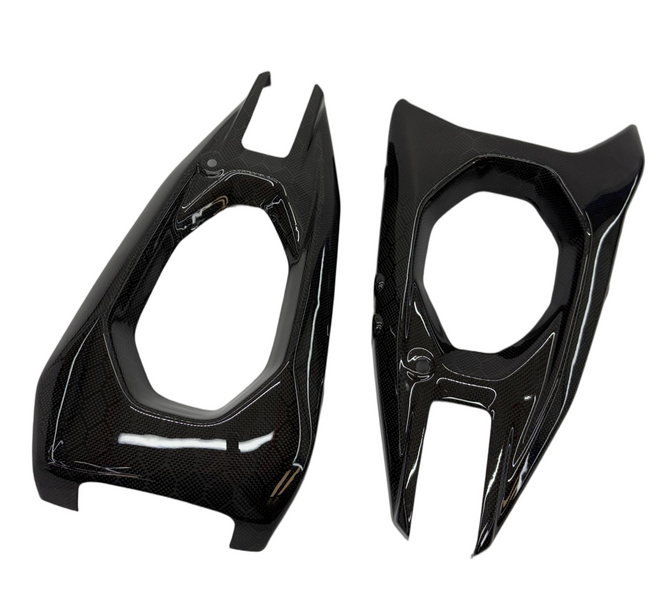 swingarm covers carbonfiber honeycomb Ducati Panigale Streetfighter V4 2025-