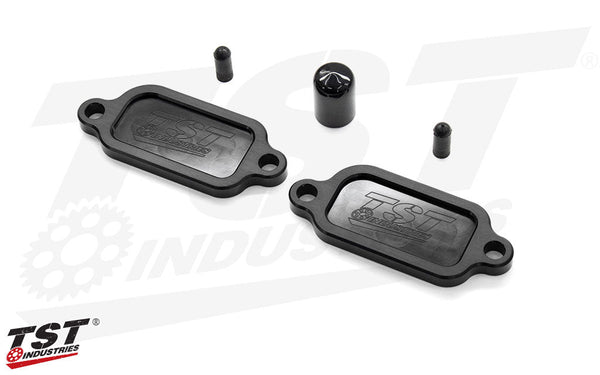 TST Smog Block Off Plates for Suzuki GSX-8S 2023+ / GSX-8R 2024+
