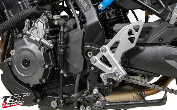 TST Adjustable Rearset Riser Brackets for Suzuki GSX-8S 2023+ / GSX-8R 2024+