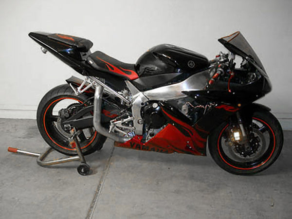 Yamaha | R1 02-03 | Flame | Rider Seat Cover