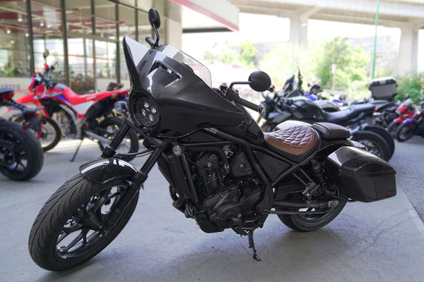 Honda | Rebel 1100 22-24, Rebel 1100T 25-26 | Hex-Diamond | Passenger Seat Cover