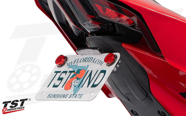 TST Plug and Play LED License Plate Light for Select Ducati Motorcycles
