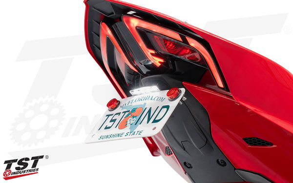 TST Plug and Play LED License Plate Light for Select Ducati Motorcycles