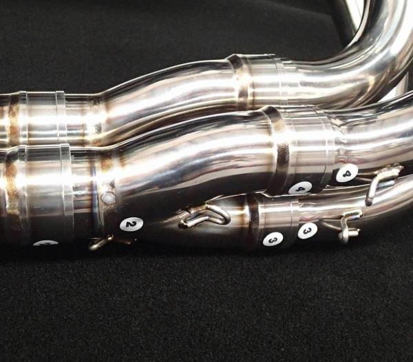 Kawasaki Ninja H2 & H2R Vandemon Polished Titanium Exhaust System