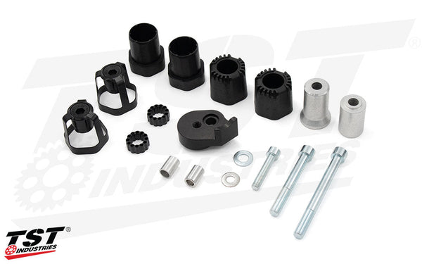TST Shock Absorbing Frame Sliders for Yamaha YZF-R7 2026+