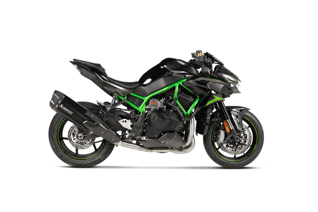 AKRAPOVIC Kawasaki Z H2 2020-2026 Slip-On Line (Titanium) S-K10SO29-ASZTBL