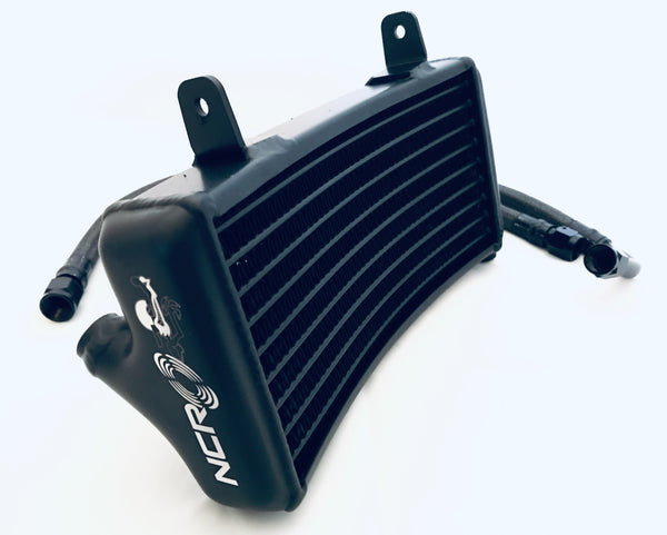 NCR DUCATI 1000 &1100 DS OVERSIZE OIL COOLER KIT (black)
