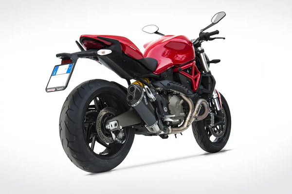 ZARD Exhaust Slip-On Ducati Monster 821 2015-2017 Carbon Fiber image 3