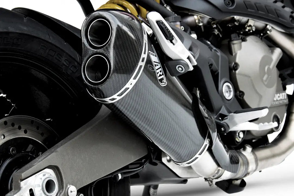 ZARD Exhaust Slip-On Ducati Monster 821 2015-2017 Carbon Fiber