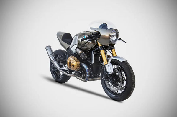 ZARD Exhaust Capitan Scappamento Full System BMW R NineT 1200 2015-2020 Titanium image 4