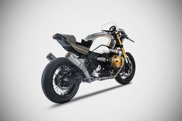 ZARD Exhaust Capitan Scappamento Full System BMW R NineT 1200 2015-2020 Titanium image 3